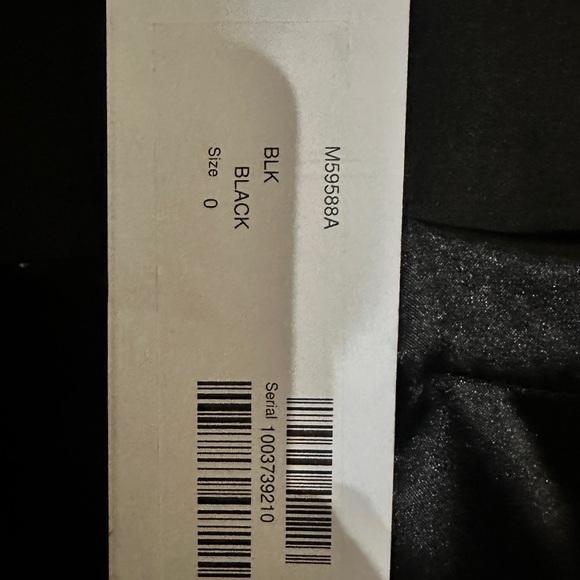 Jovani New York City Black Strapless Ruffle Bustier Size 0 - Picture 10 of 10